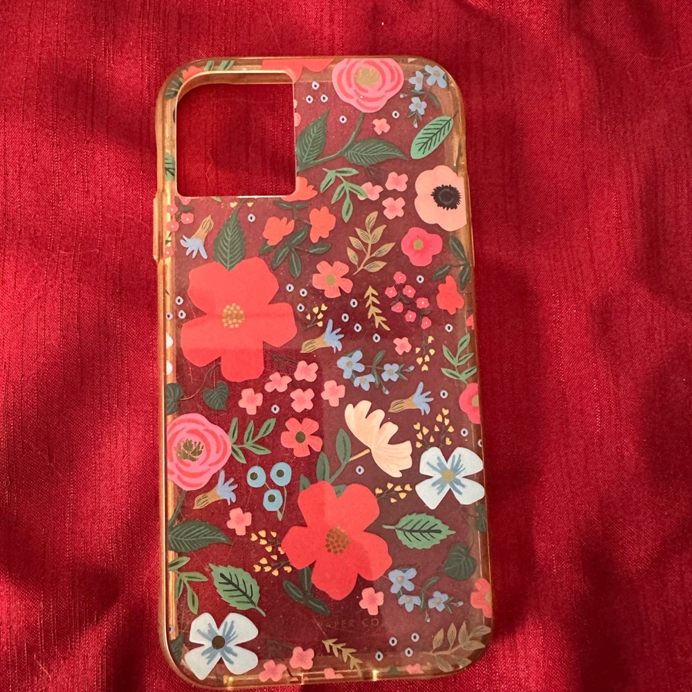 kate spade Floral Phone Case with Red and Green